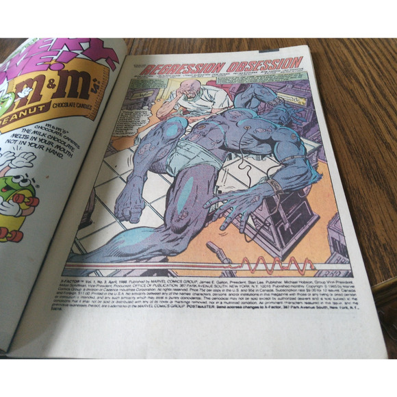 X-Factor #3 (April 1986 Marvel Comics) - Picture 3 of 3